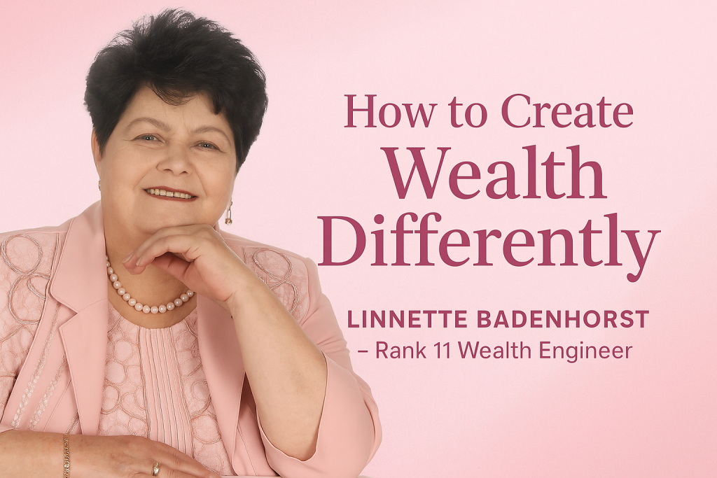 How to create wealth differently. Linnette Badenhorst
