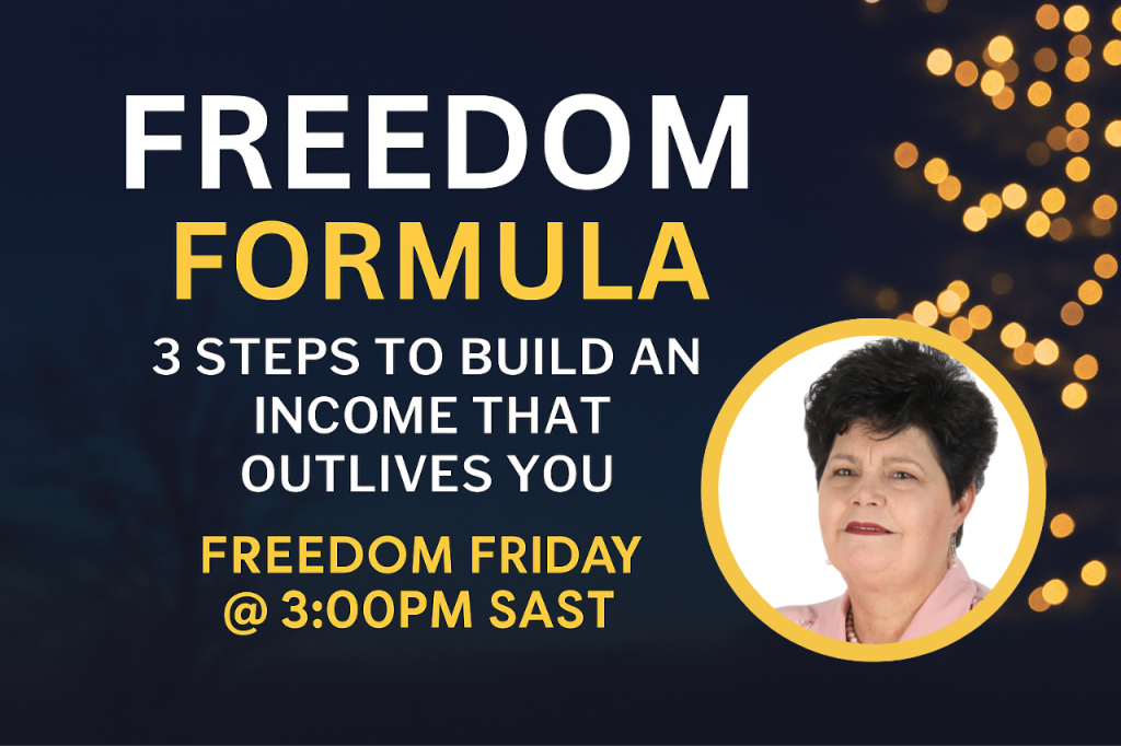 3 steps to build income that outlive you - Linnette Badenhorst